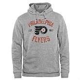 Men's Philadelphia Flyers Heritage Pullover Hoodie - Ash,baseball caps,new era cap wholesale,wholesale hats